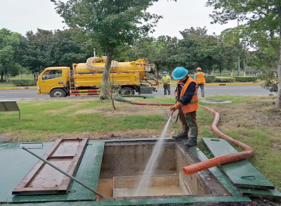 三穗化油池清理
